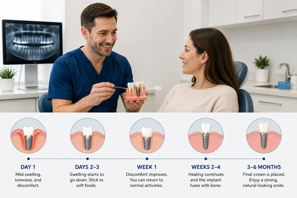 What To Expect During Single Tooth Implant Recovery